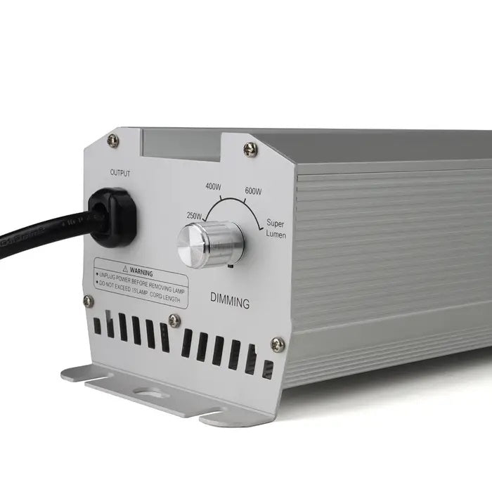Super Lumen 600w Digital Dimmable Grow Ballast + 2m Power Cord | 41629